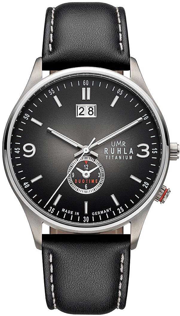 Orologio da uomo UMR Ruhla Classic 17081 • Titanio • Dual-Time