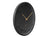 Karlsson Fuerte Dome KA6084BK Wanduhr Schwarz • Sweep-Uhrwerk • Geprägtes Zifferblatt, Bild 2