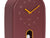 Karlsson Modern Doggy KA6098RD Wanduhr Burgundrot • Stündlicher Hundebell-Ton • Geräuschloses Sweep-Uhrwerk, Bild 3