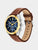 Tommy Hilfiger Hudson 1710720 Herrenuhr Blau • Edelstahlgehäuse mit Lederarmband • 5 Bar Wasserdicht