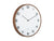 Karlsson Delicado Large KA6088WH Wanduhr Weiß • Sweep-Uhrwerk • Holz-Optik-Akzent