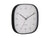 Karlsson Grato Cuadrado KA6113WG Wanduhr Warmgrau • Geräuschloses Sweep-Uhrwerk • Modernes Aluminiumdesign
