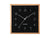 Karlsson Neat Cuadrado KA6114BK Wanduhr Schwarz • Geräuschloses Sweep-Uhrwerk • Bambus-Rahmen, Bild 2