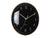Karlsson Esencia Dome KA6110BK Wanduhr Schwarz • Geräuschloses Sweep-Uhrwerk • Konvexe Glaskuppel