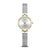 Bering Classic 17724-010 Damenuhr Gold • Saphirglas mit echtem Diamant • Milanese-Armband