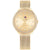Tommy Hilfiger Demi 1782699 Damen Armbanduhr Gold • Pavé-Lünette • Milanaise-Armband