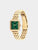 Tommy Hilfiger Mia 1782858 Damen Armbanduhr Grün • Ionisch vergoldetes Edelstahlgehäuse • Mineralglas