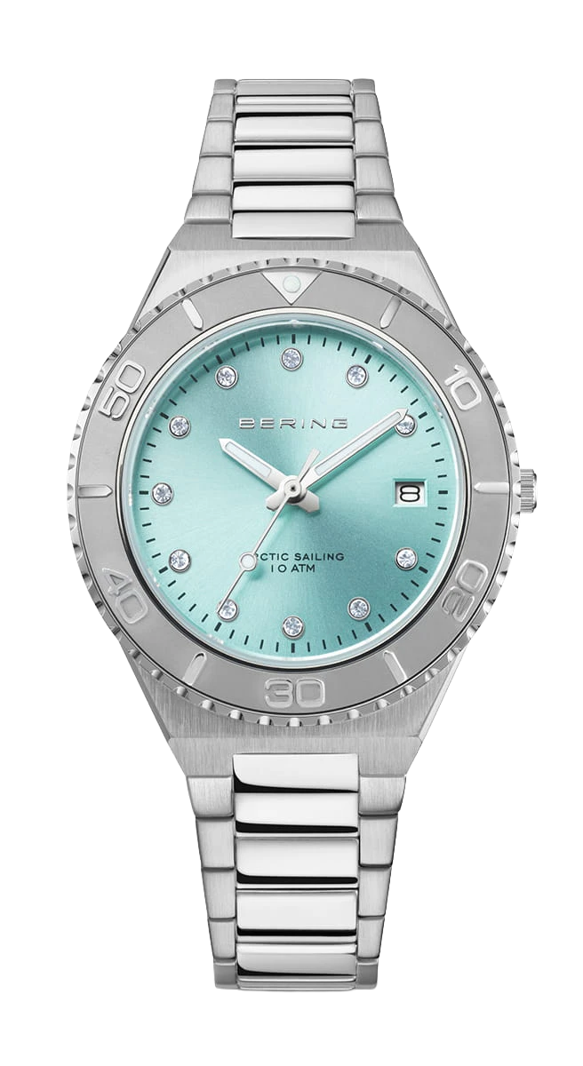 Bering Classic 18936-707 Orologio da Donna • Vetro Zaffiro Antigraffio • Elegante Bracciale a Maglie