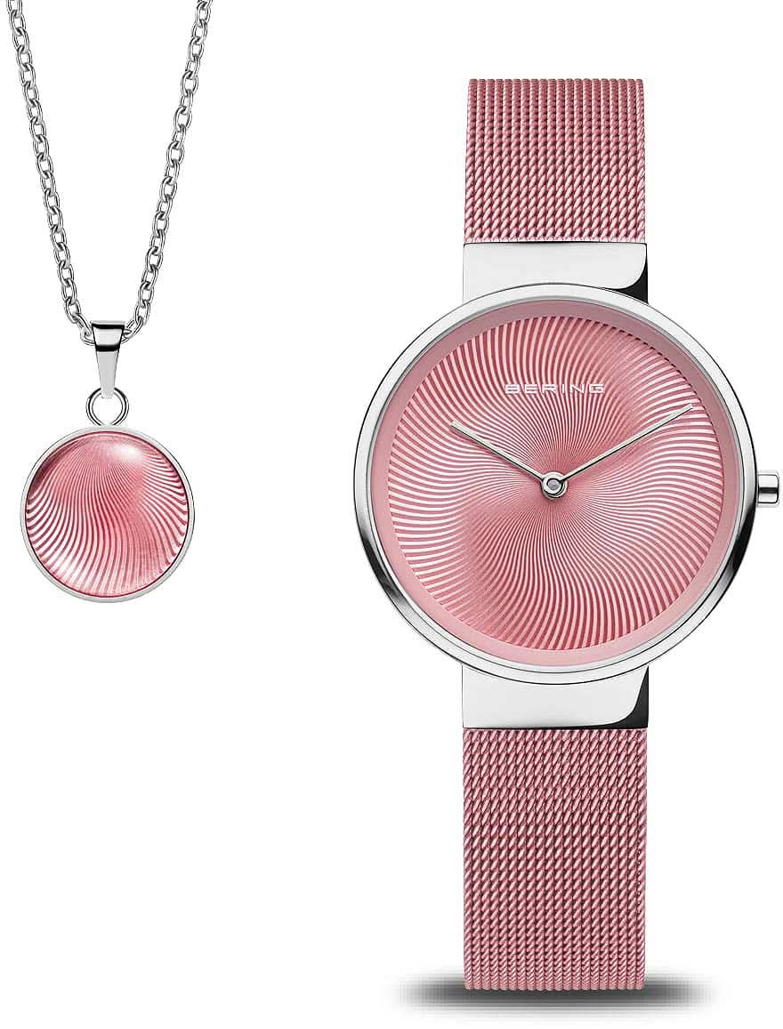 Orologio da donna Bering Classic 19031-989-GWP • Vetro zaffiro • Maglia milanese