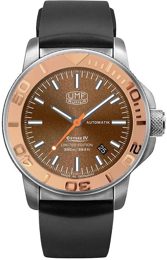 Orologio da uomo UMF Ruhla Baltic Sea III 1970-4 • Made in Germany • Vetro zaffiro