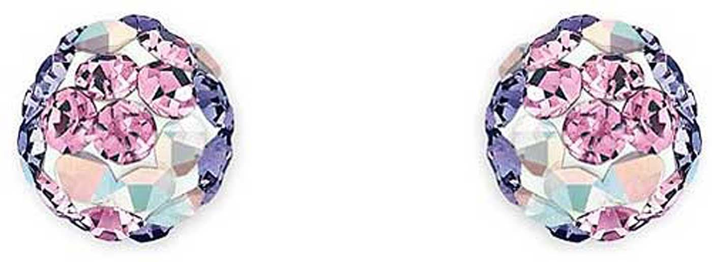 Orecchini Principessa Lillifee 2013162 a forma di sfera con cristalli scintillanti