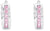 Prinzessin Lillifee 2016524 Orecchini a cerchio con pietre rosa