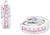 Prinzessin Lillifee 2016524 Orecchini a cerchio con pietre rosa