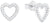 Orecchini a forma di cuore con strass - s.Oliver Jewelry Modello: 2017259