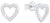 Orecchini a forma di cuore con strass - s.Oliver Jewelry Modello: 2017259