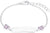 Prinzessin Lillifee 2027208 Bracciale con targhetta e ciondoli a cuore