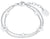 Bracciale doppio da bambina con ciondolo a forma di stella sOliver 2027453