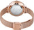 Orologio da donna s.Oliver con bracciale in maglia color oro rosa e fondello