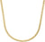 Collana color oro con maglie a catena corazzata, lucida