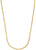 Collana a catena corazzata color oro, maglie piatte a doppio stile