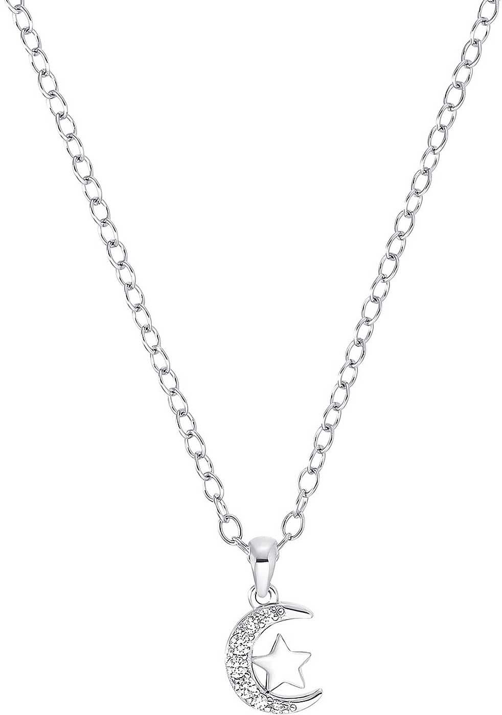 Collana Principessa Lillifee 2035335 con ciondolo a forma di luna e stella