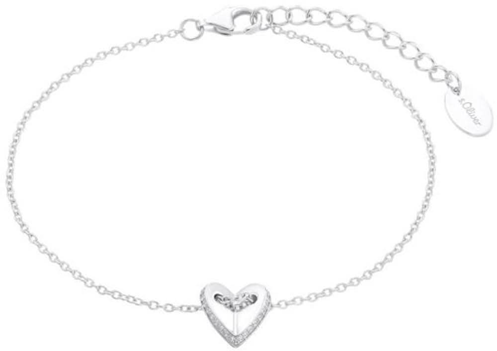 Bracciale con ciondolo a cuore - s.Oliver Jewelry Modello: 2035758