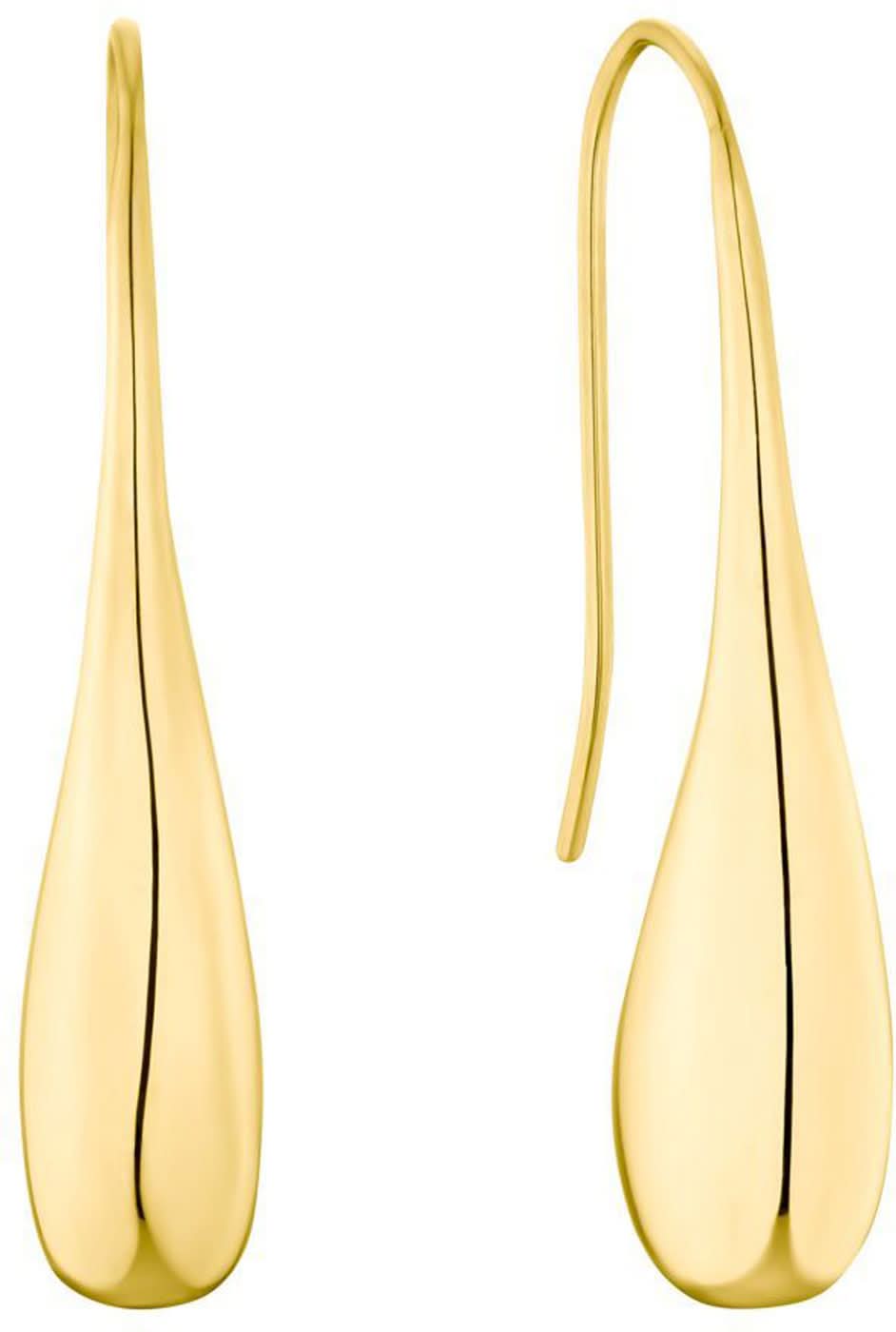 Grandi orecchini a pendente a goccia in acciaio inossidabile s.Oliver Jewelry 2035765