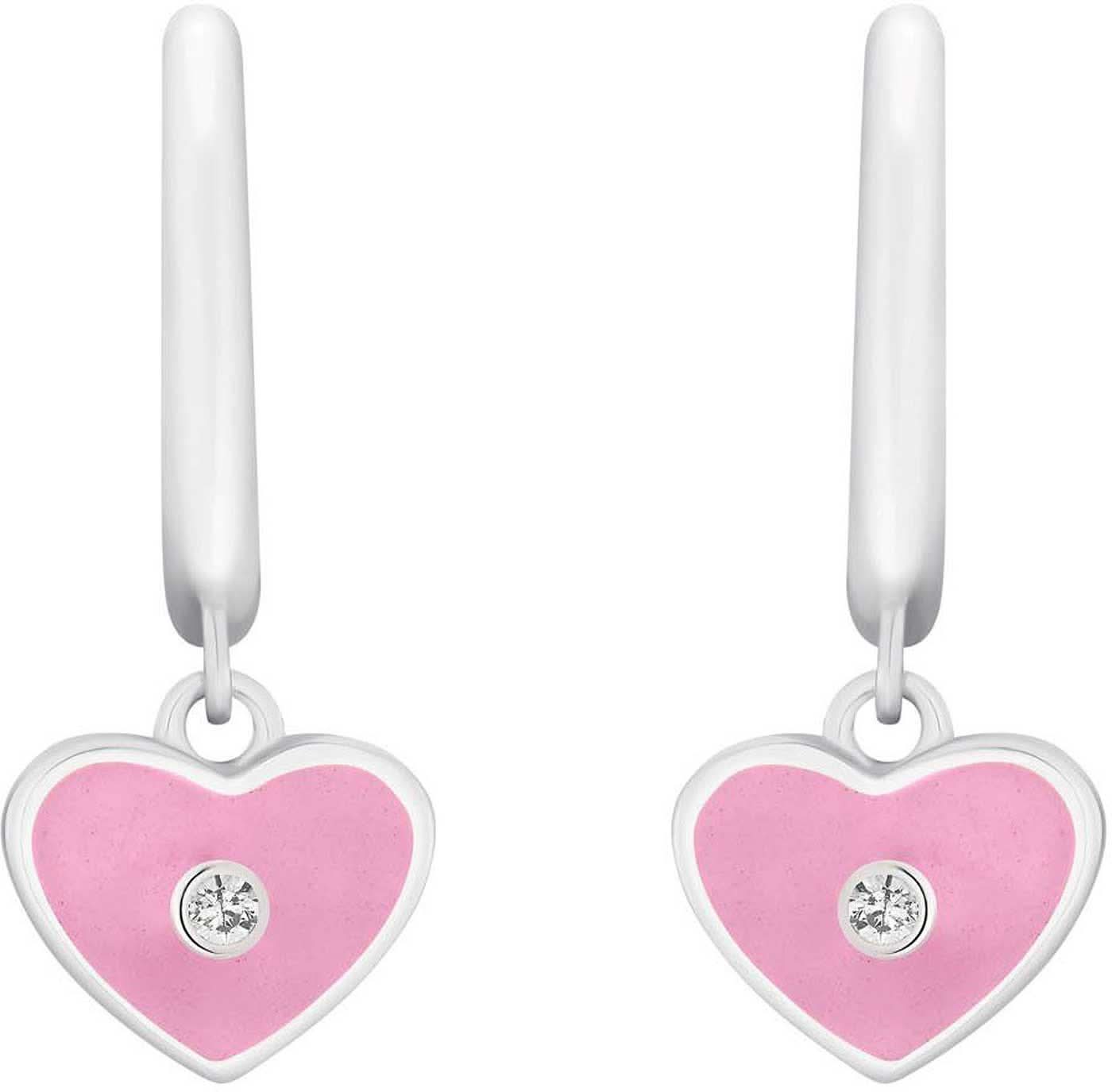 Orecchini Principessa Lillifee 2035982 con cuori e strass