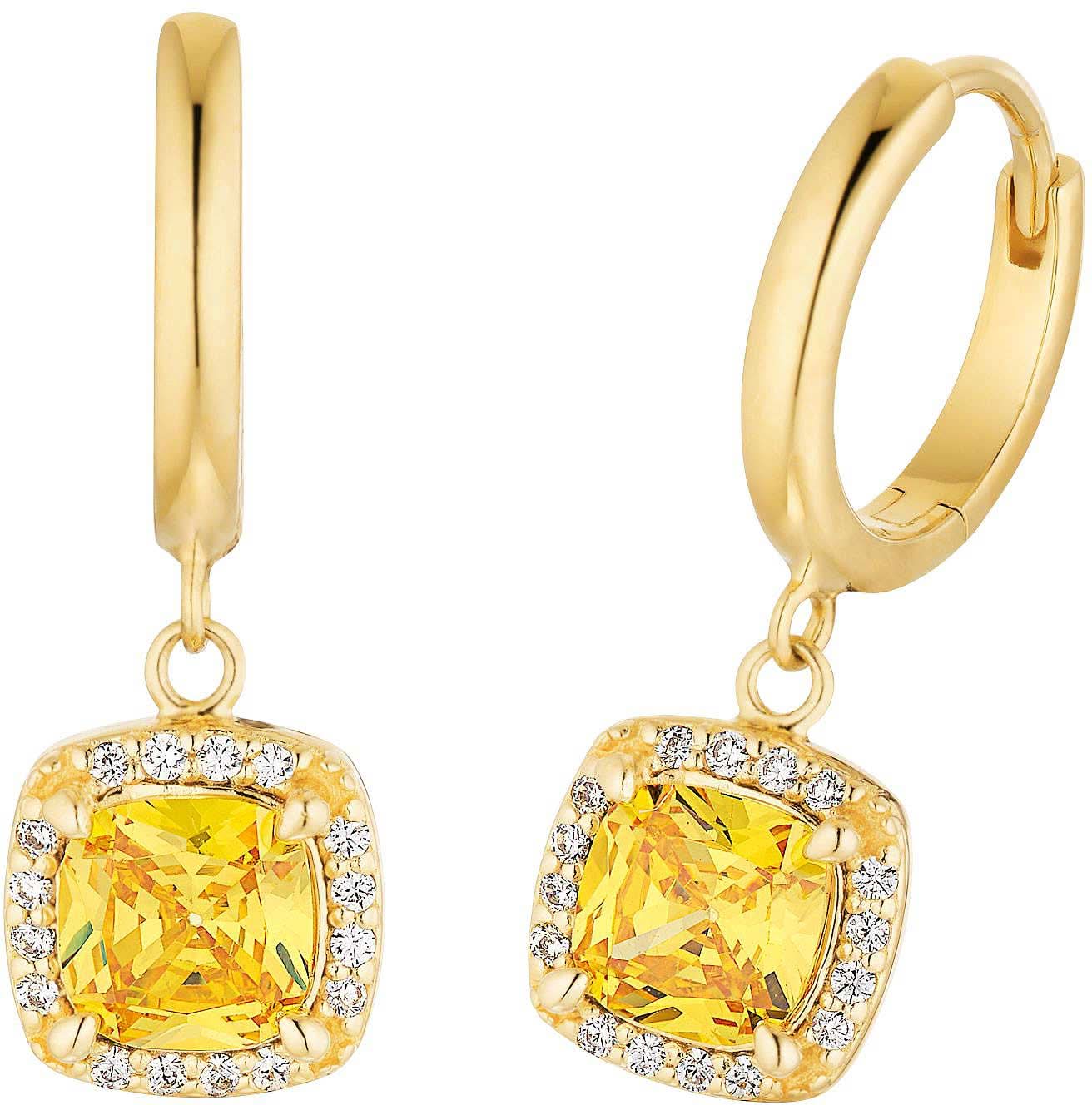 Orecchini a cerchio con ciondolo di pietre - s.Oliver Jewelry Modello: 2037831