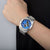 Festina Orologio da uomo multifunzione F20445/4 • Quadrante blu • 10 ATM
