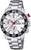 Kinderuhr Festina mit Edelstahlband, weißem Zifferblatt und schwarzer Lünette
