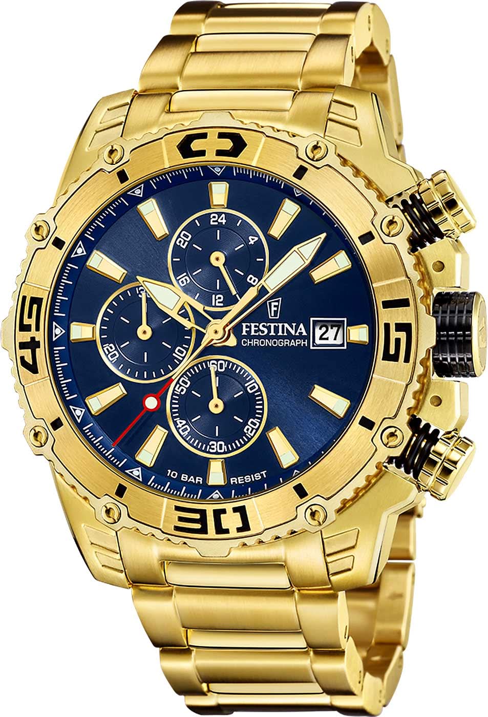 Orologio da uomo Festina Prestige F20492/2 • Cronografo • Bicolor