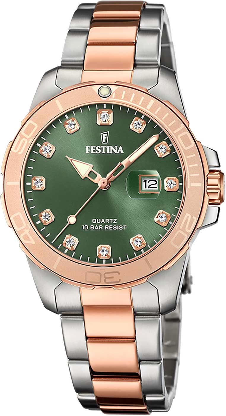 Festina Boyfriend F20505/4 Orologio da Donna • Eleganza Femminile • Acciaio Inossidabile di Alta Qualità