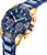 Orologio da uomo Festina con quadrante blu, accenti dorati, cronografo e cinturino blu
