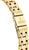 Damenuhr-Armband mit goldfarbenen Gliedern und FESTINA-Schrift auf der Schließe.