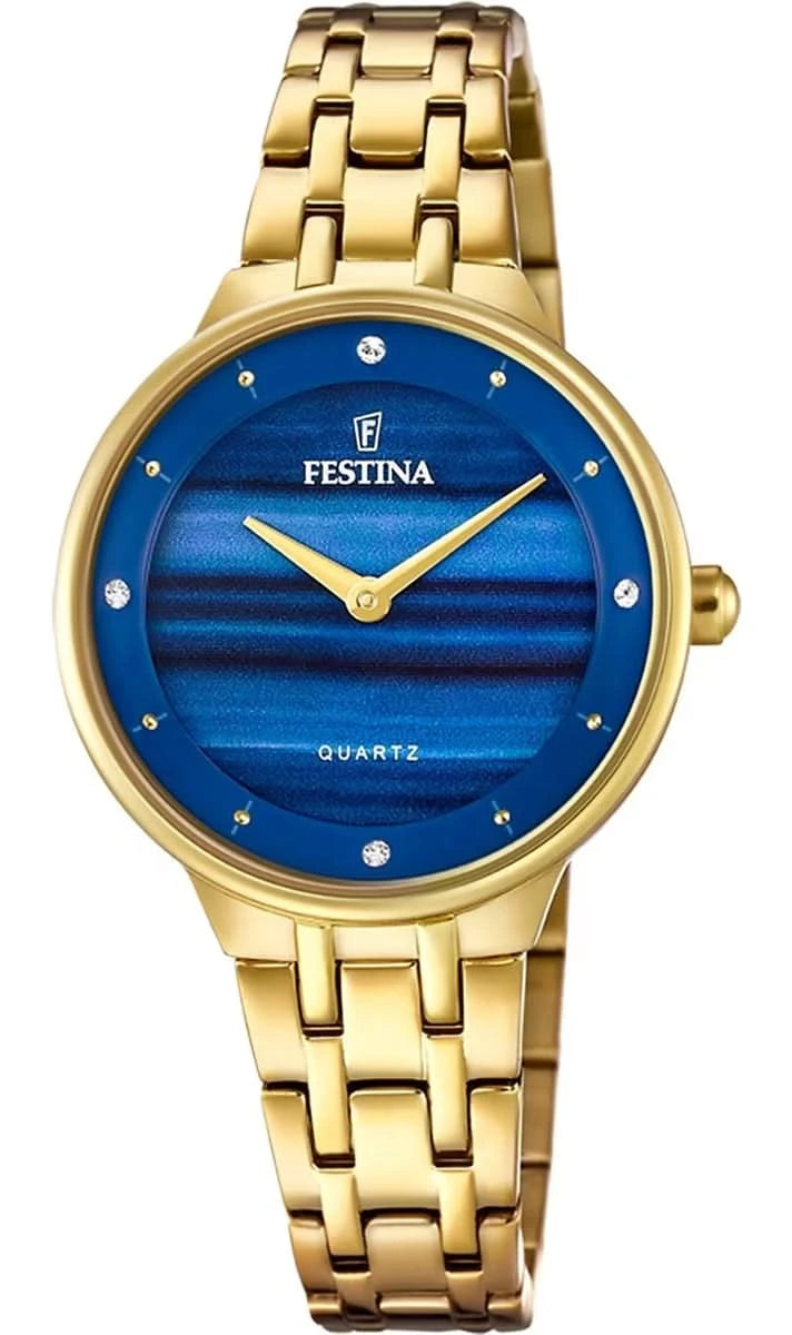Orologio da donna Festina Mademoiselle F20601/A • Cristalli Swarovski • Bracciale Milanaise