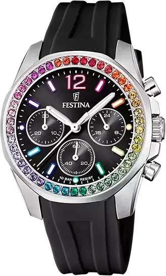 Festina Swiss Made F20610/3 Orologio da donna • Vetro zaffiro • Quarzo