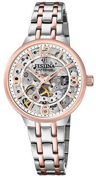 Orologio da donna Festina Automatic Skeleton F20615/1 • Movimento automatico • Vetro zaffiro
