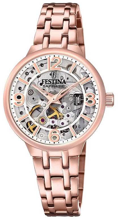 Orologio da uomo Festina Automatic F20616/1 • Scheletrato • Vetro zaffiro