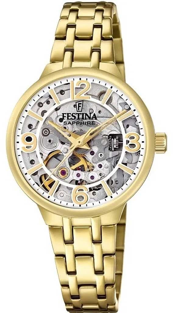 "Festina Orologio da Donna Skeleton F20617/1 • Automatico • Vetro Zaffiro"