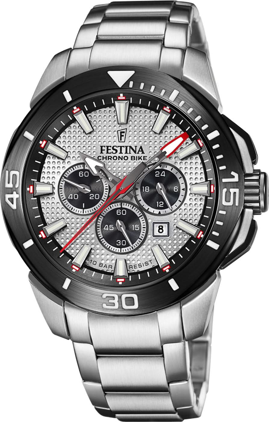 Orologio da uomo Festina Chrono Bike F20641/1 • Design sportivo cronografo • Acciaio inossidabile di alta qualità