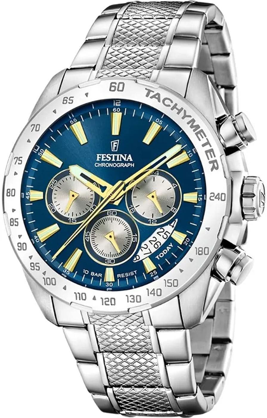 Festina Timeless Chronograph F20668/5 da uomo • Design cronografico sportivo • Affidabile movimento al quarzo