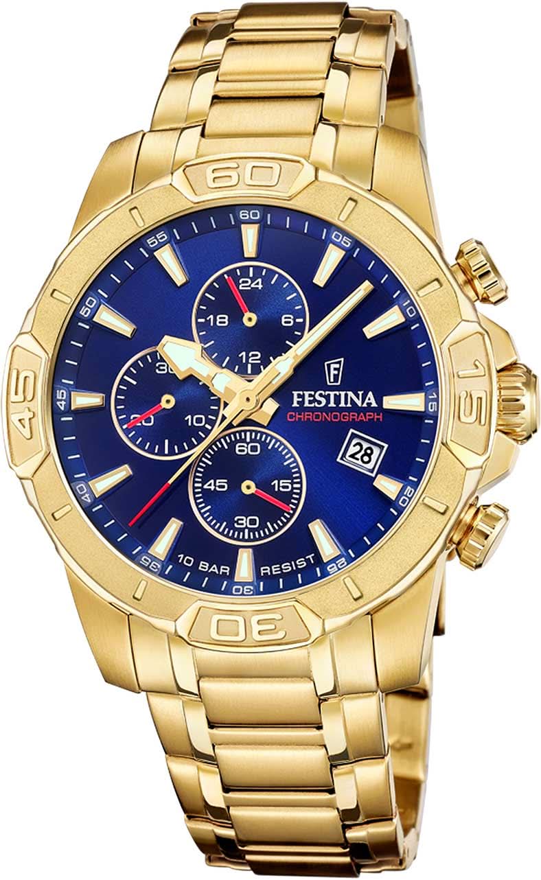 Festina Timeless Chronograph F20705/3 Orologio da uomo • Design cronografico sportivo • Preciso movimento al quarzo