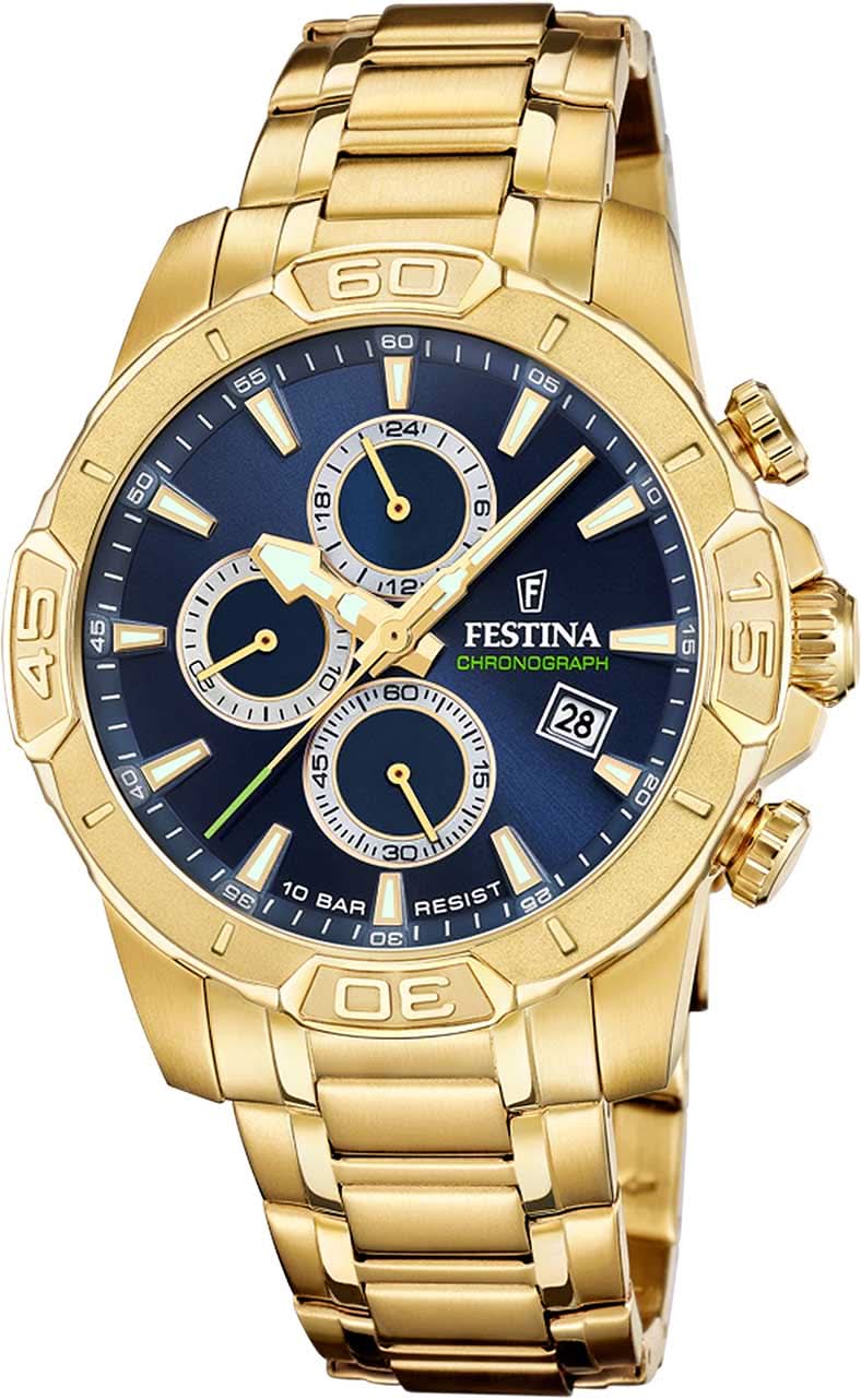 Festina Timeless Chronograph F20705/5 Orologio da Uomo • Design Sportivo • 10 ATM