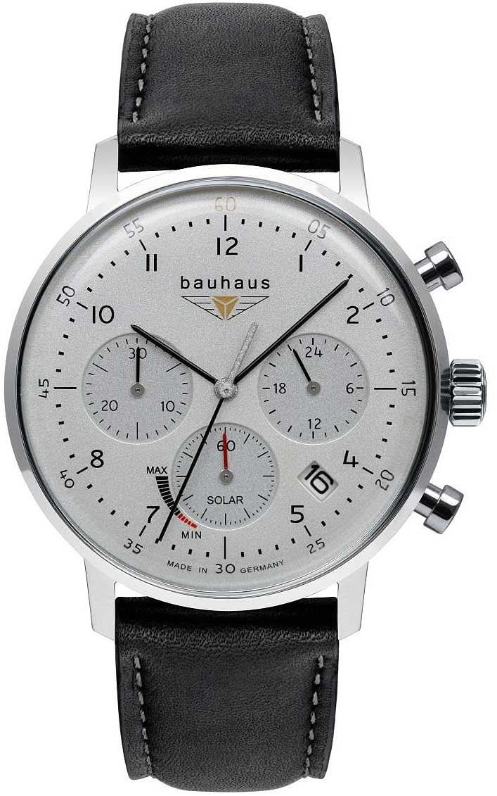 Bauhaus Classic 2086-1 Cronografo Solare da Uomo • Made in Germany • Orologio Solare