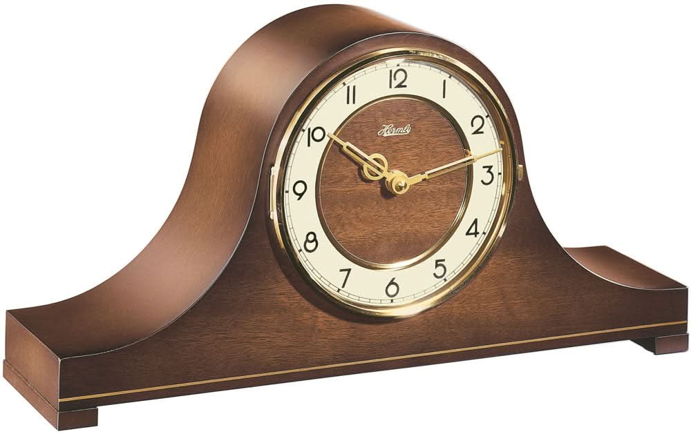 Orologio da tavolo Hermle 21x43x11 cm Legno • Movimento al quarzo • Selezione melodie e spegnimento notturno