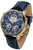 Carl von Zeyten Durbach CVZ0060GBLS Herrenuhr Gelbgold-Blau • Mondphase • Automatikwerk