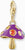 Thomas Sabo Charm Ciondolo Modello: 2211-471-7 Fungo viola - Argento Sterling 925 placcato oro 18k e smalto a freddo