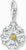 Thomas Sabo Charm Ciondolo Modello: 2212-051-14 Margherita bianca - Argento Sterling 925 e zirconi colorati