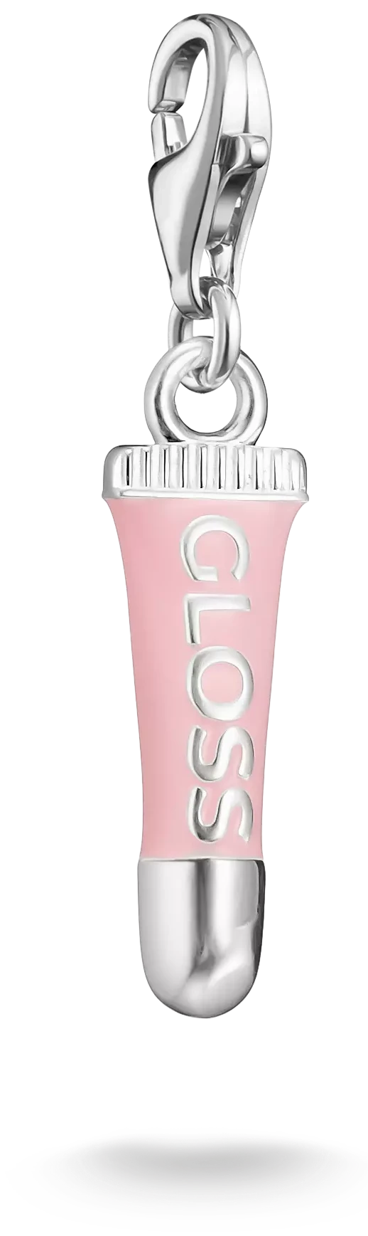 Ciondolo Charm Smalto Rosa Labbra Originale Argento - Thomas Sabo Modello: 2240-007-9